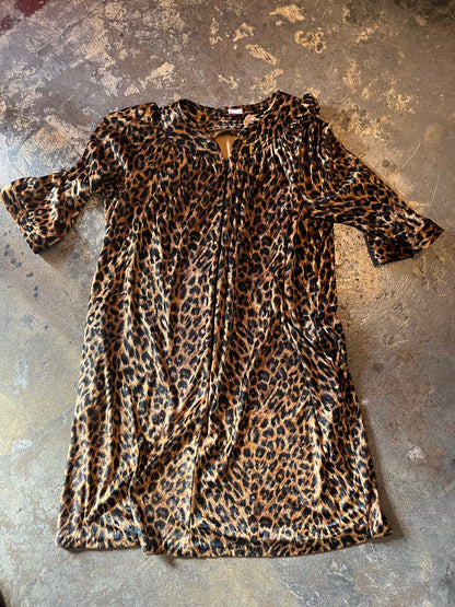 Vintage Leopard Dress