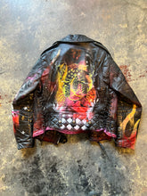 Load image into Gallery viewer, Vintage Hand-Painted Perfecto Jacket
