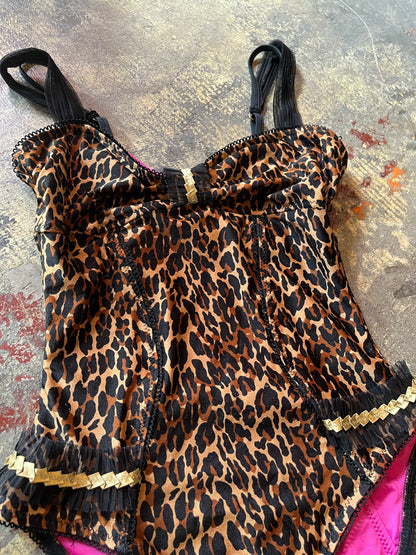 Betsy Johnson Leopard Bodysuit