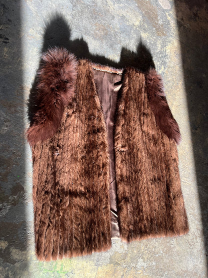 Vintage Fur Vest